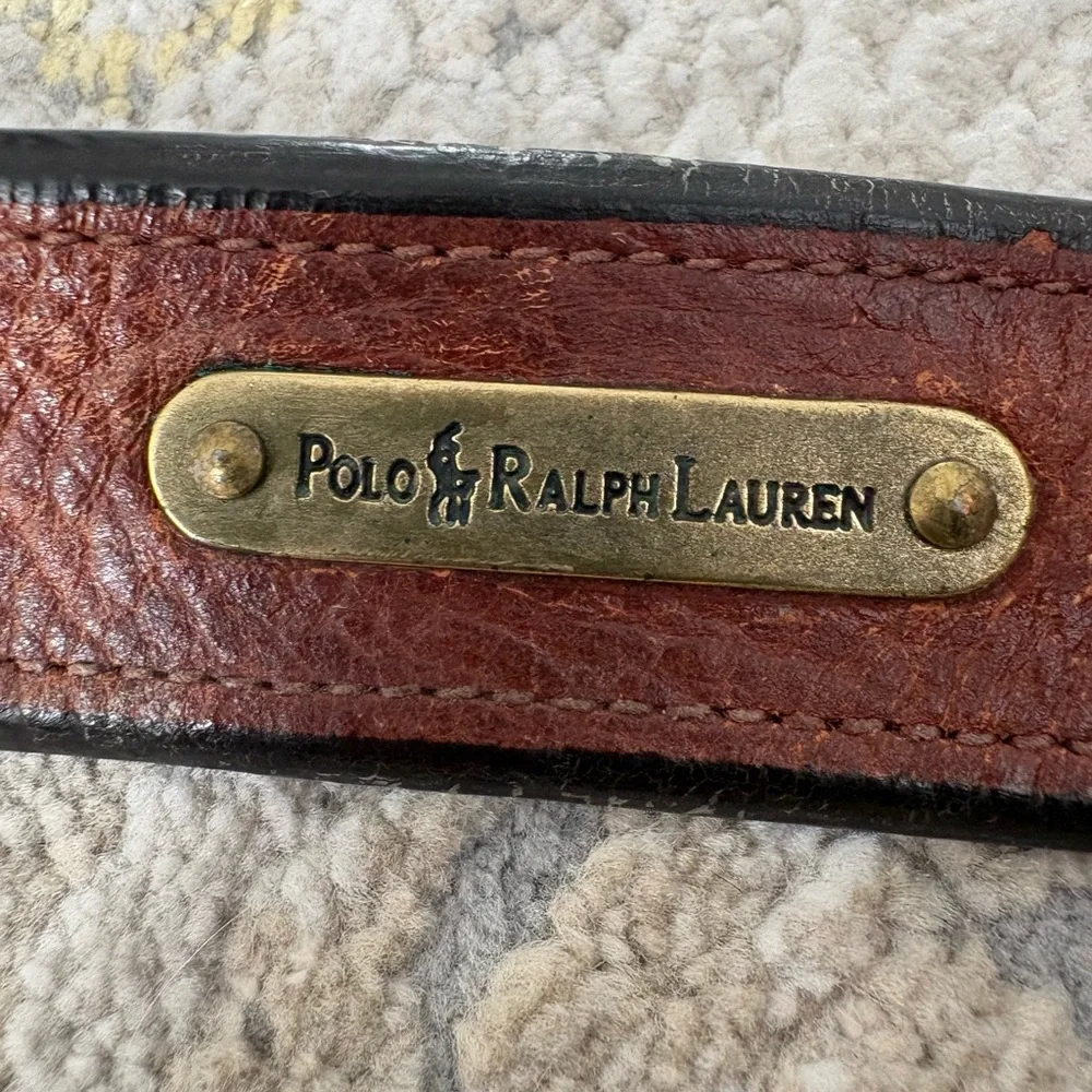 POLO Ralph Lauren Brown Leather Belt 38